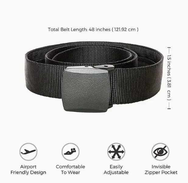 Мъжки колан с тайник