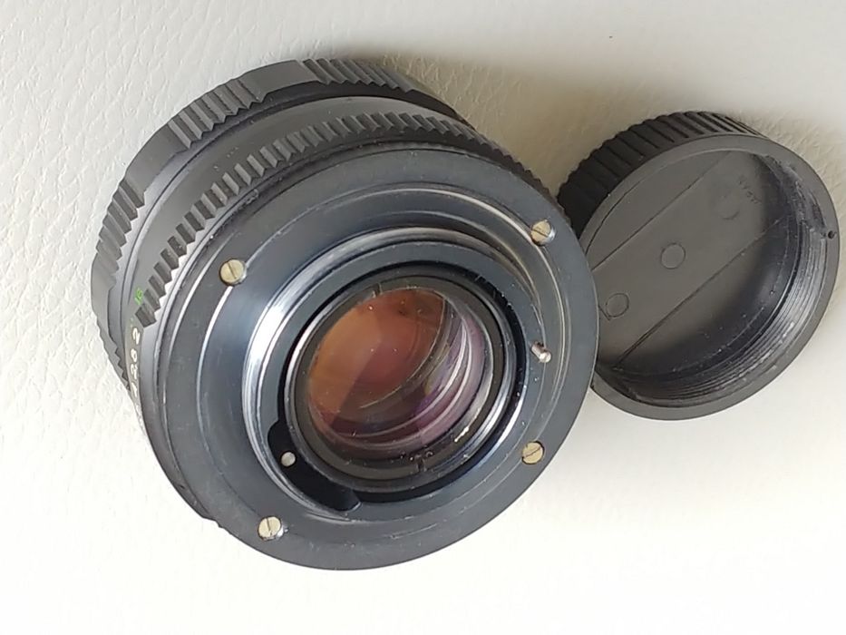 obiectiv Helios 2/58 camera Zenit