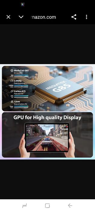 2.5K Android 15 таблет 14 инча, 36GB RAM, 512GB ROM (2TB разширение), 4G Lte/5G WiFi, INCELL