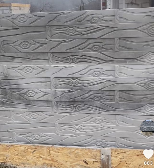 Prefabricam placi gard beton plus montaj