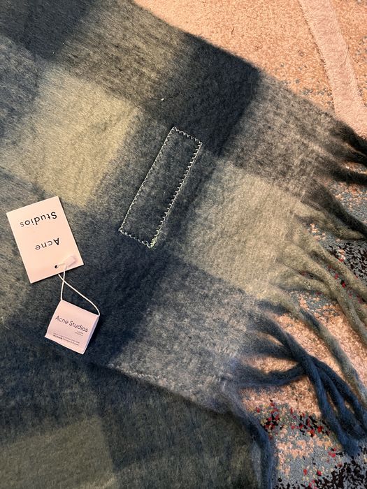 Fular Esarfa Acne Studios Mohair Checked Scarf – Alpaca & Mohair