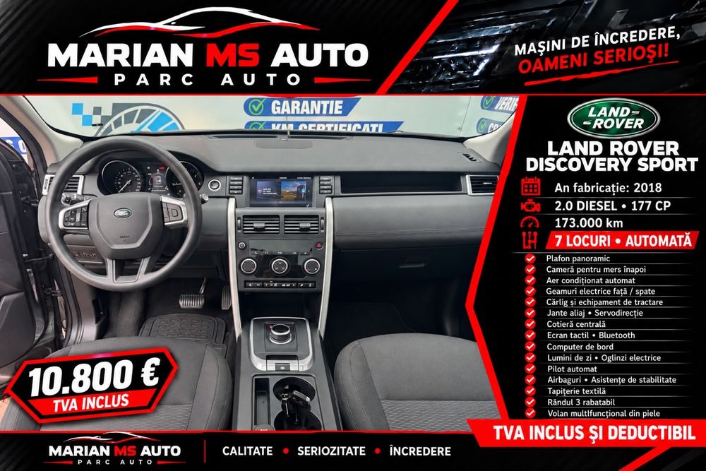 Land Rover Discovery Sport  2.0 diesel 177cp garantie 12 luni
