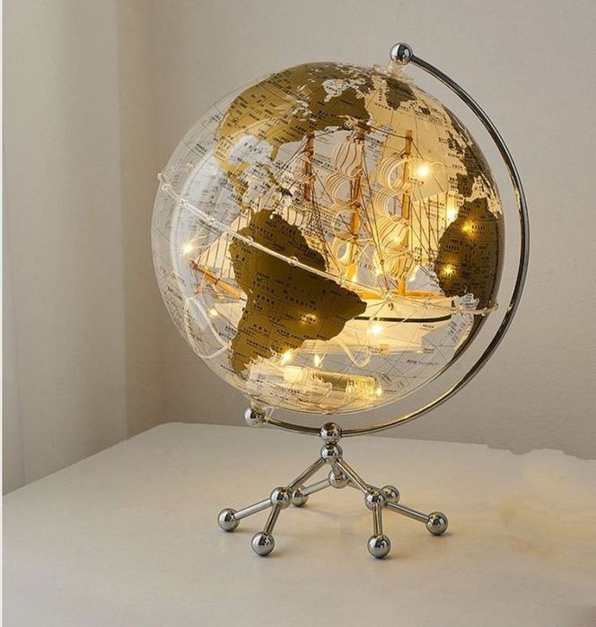 светодиодный светильник Golden Sail World Map Decor