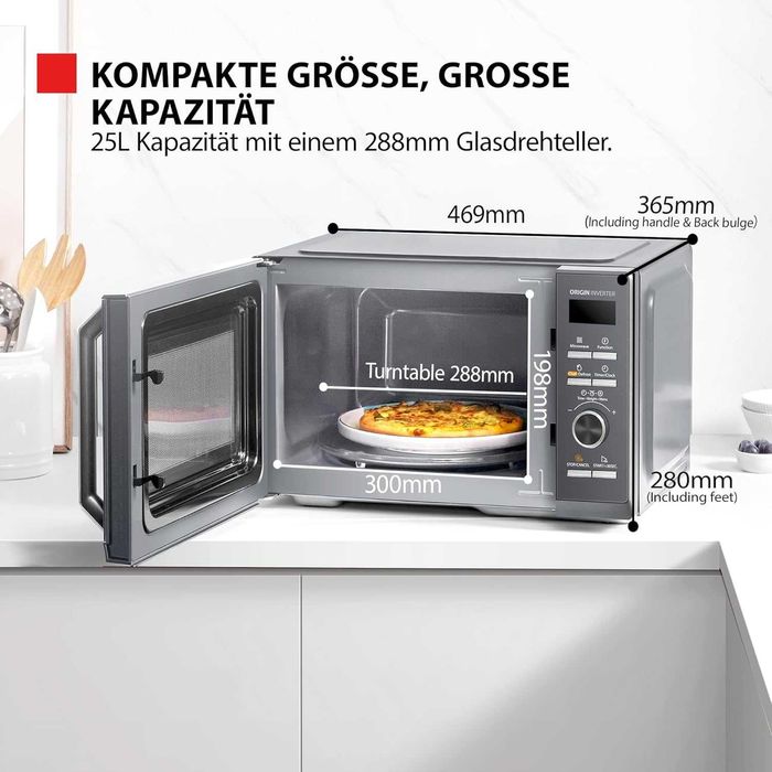 Инвенторна микровълнова печка Toshiba Origin MW3-AG25PFI(MG) 25L