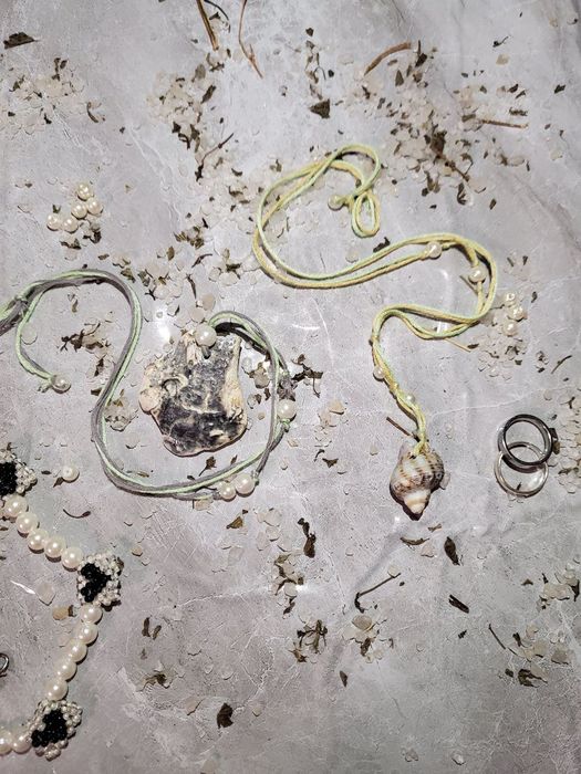 Ожирелье с настоящими ракушками