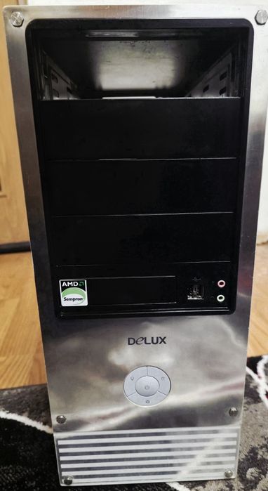 Carcasa PC Middletower alimentare SATA, 4 bay, silver&black, USB