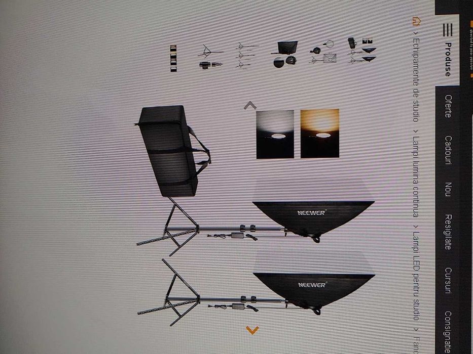 Fancier-LED-SLH4A--Kit-2-Lampi-LED--2-Softboxuri---2-Stative.2