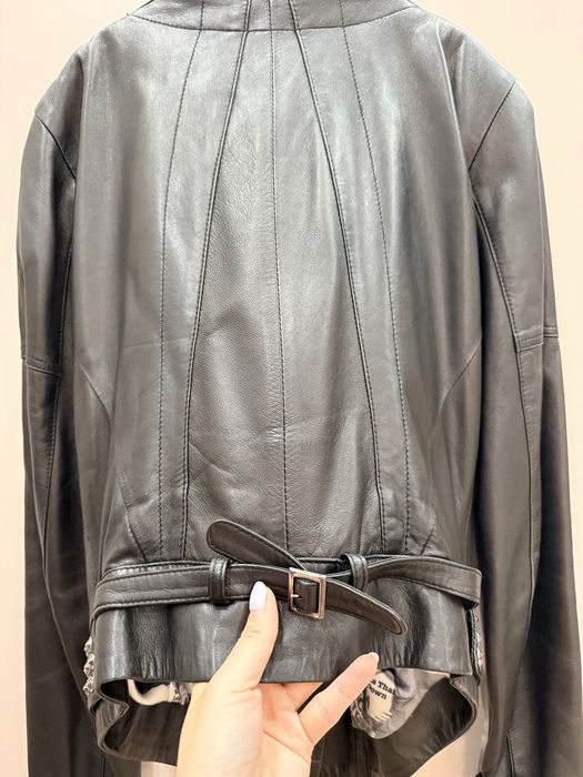 Кожаная куртка женская