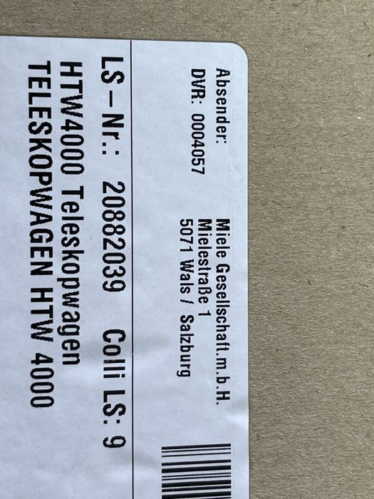 Оригинални Телескопични водачи Miele HTW 4000 - 2 комплекта