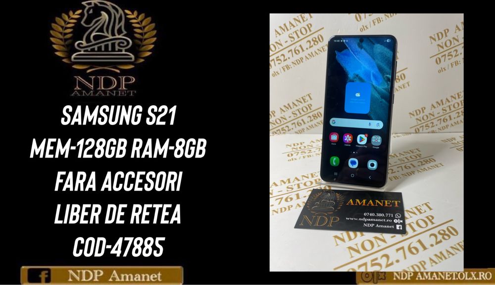 NDP Amanet Braila Samsung S21 128gb(47885)