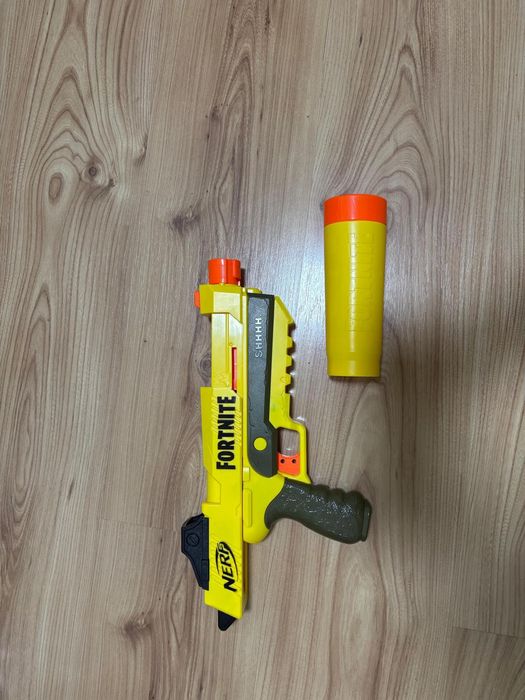 Blaster NERF Fortnite - Sneaky Springer SP-L, galben-maro