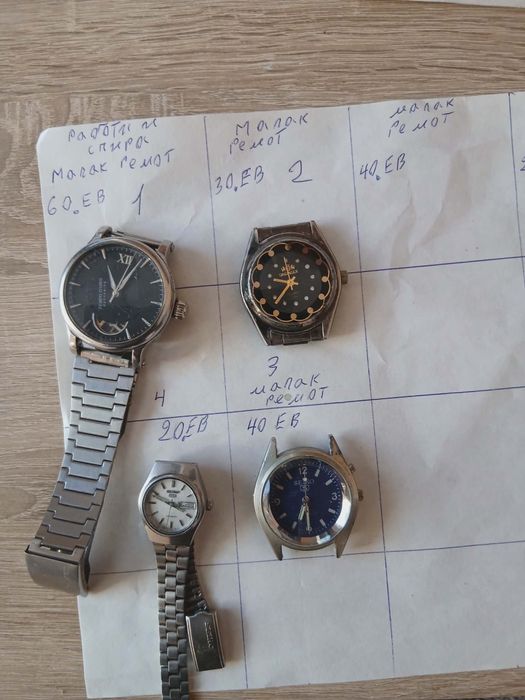 Часовници  в добро и много добро състояние