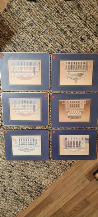 6бр. Меламинови подложки за хранене Cloverleaf