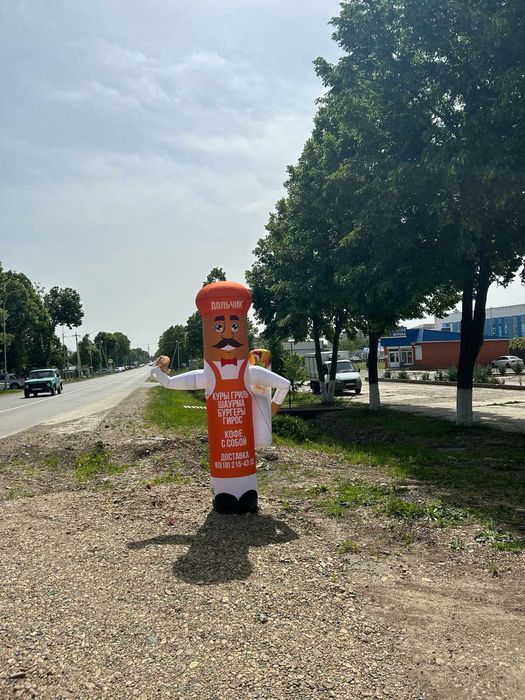 Надувные фигуры «Аэромены» и «Рукомахи»   реклама вашего бренда!