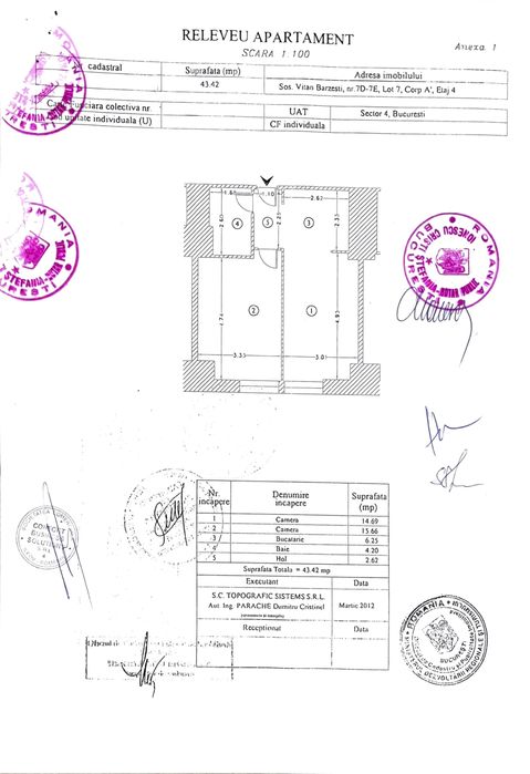 Vand/inchiriez apartament 2 camere