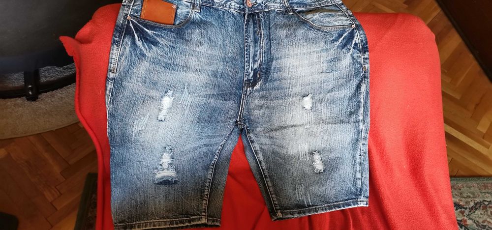 НОВИ Мъжки къси дънки  ХХL