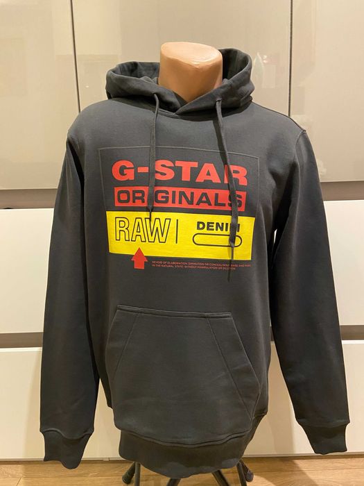 G-STAR ORIGINALS, оригинален суичърт, сив, размери: S, M, XL и XXL