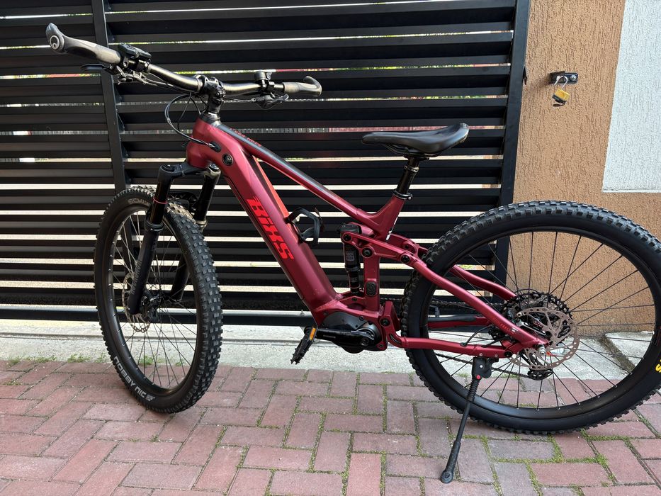 Bicicleta electrica full suspension BIXS Sign E23 cu motor Shimano EP8