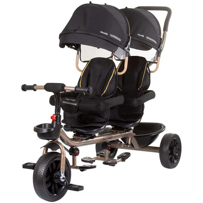 Tricicleta copii gemeni Chipolino Hip Hop