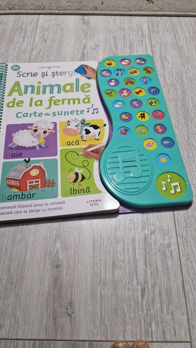 Animalele de la ferma 3+ carte muzicala