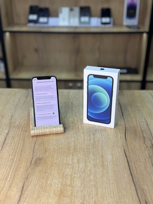 Телефон iphone 12 mini 64 gb blue 100%