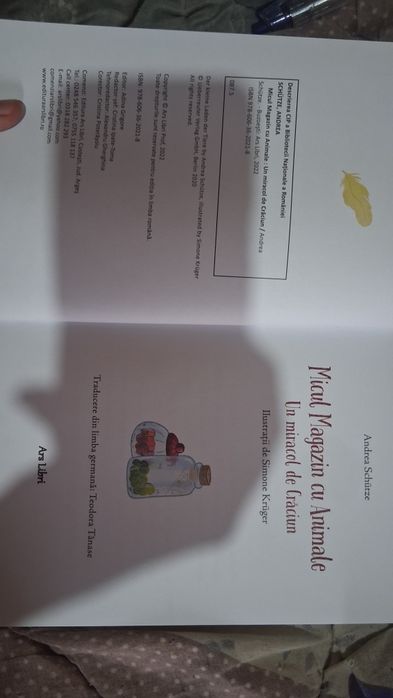 Cartea  Micul Magazin cu Animale