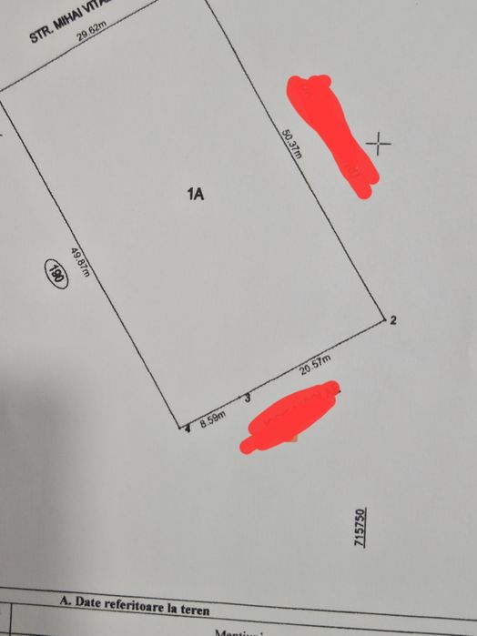 Loc de casa intravilan 1500 mp fara construcție Movila Ialomița