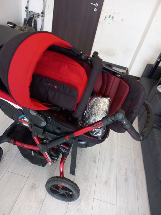 Детска , бебешка  количка  JANE CROSS WALK MATRIX LIGHT 2 RED S 53