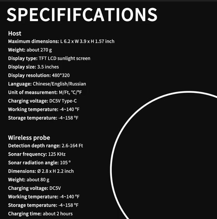 Сонар за лодка за захранка