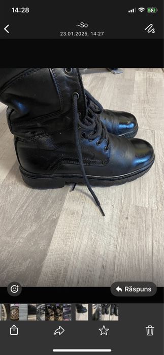 Bocanci piele noi masuri 40 si 42 noi in stare impecabila