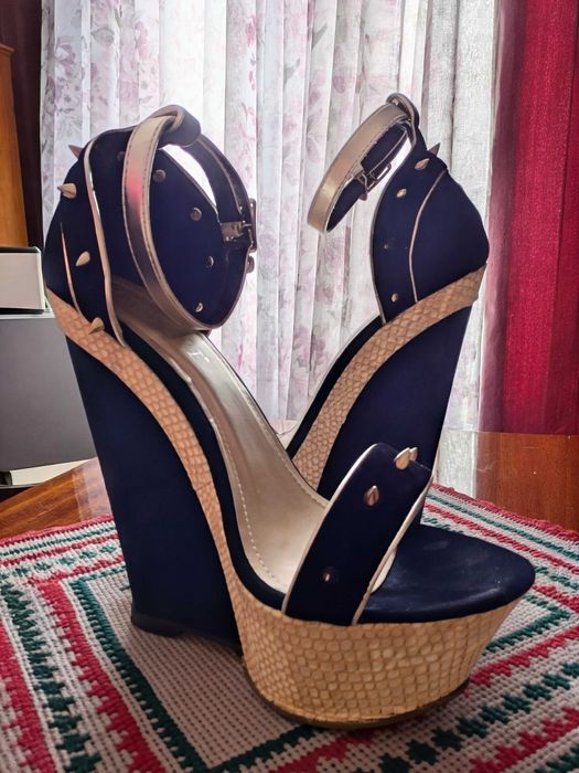 Platforme damă Botinelli (negre)