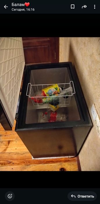 Морозильник продается,новый только матор не работет