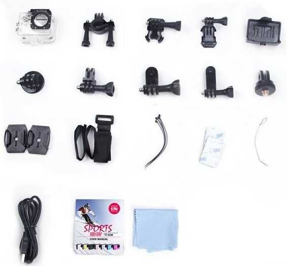 Экшн-камера C1 с двумя экранами