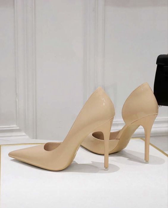 Елегантни обувки с тънък ток/НОВИ/
