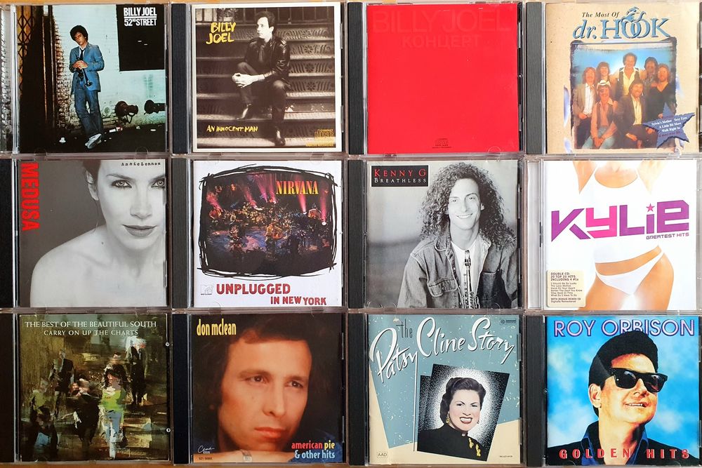 CD-uri originale cu muzica pop-rock (multe USA)