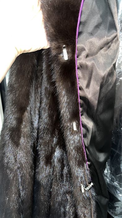 Шуба норковая коричневый