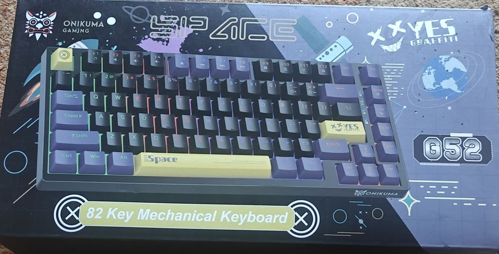 Tastatura gaming mecanica switch albastru maro rosu pe cablu USB c