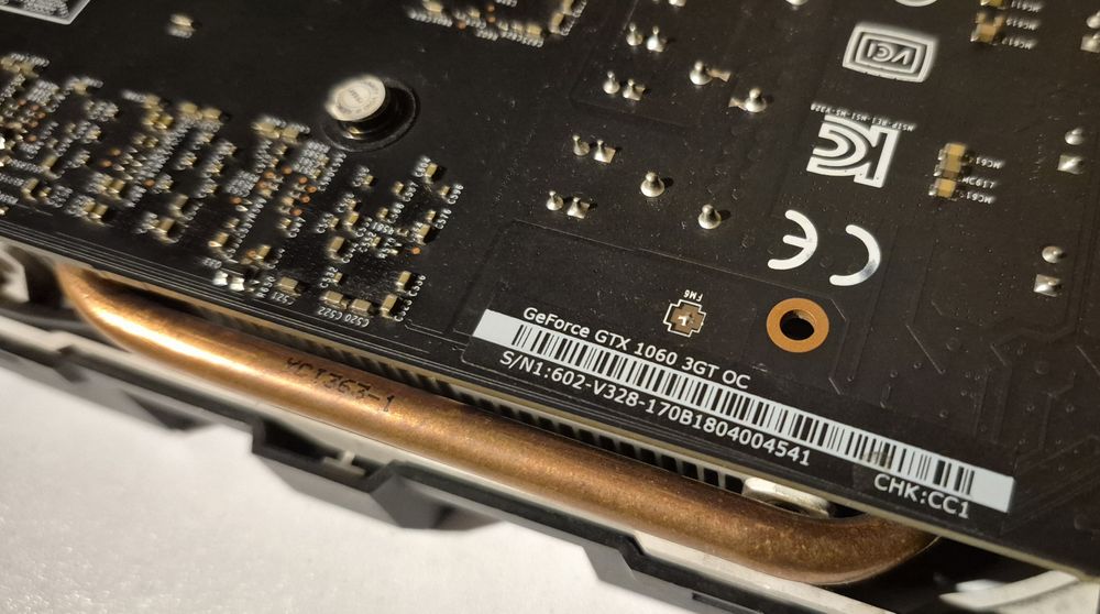 Placa video gaming GTX 1060 3GB 192bit GDDR5