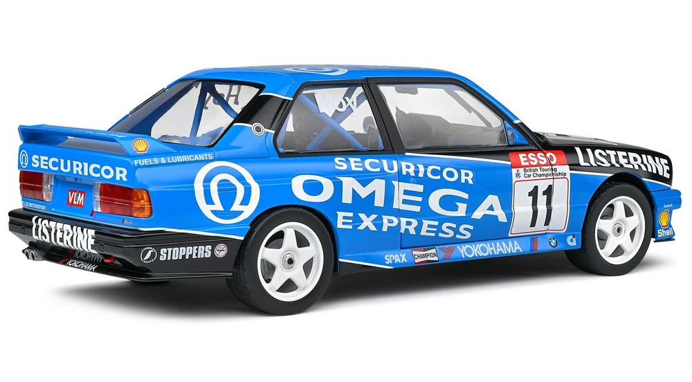 1991 BMW E30 M3 Blue #1 W.Hoy BTCC 1:18 Solido