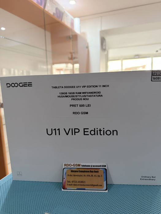 Tableta Doogee U11 Vip Edition 128gb/Wifi/Noua/Garantie