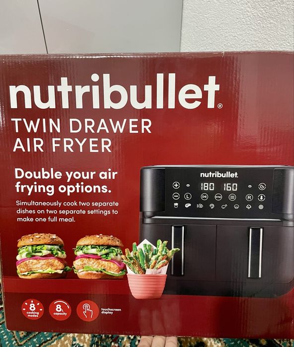 Nutribullet Aerogril 2 ta savatli (Air Fryer) – ideal holatda
