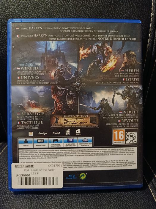 Lords of the Fallen PlayStation 4 PS4