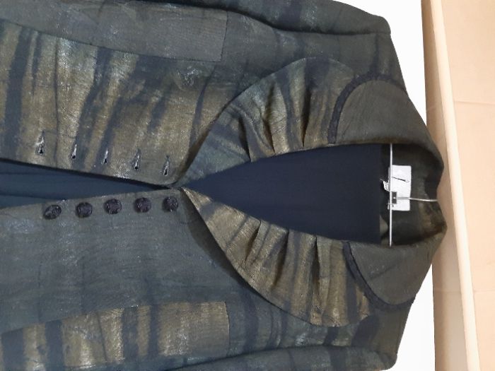 Уникален Костюм "Яша Фешън"-САКО и ПОЛА Дълга с Декорации Дантела!НОВ!