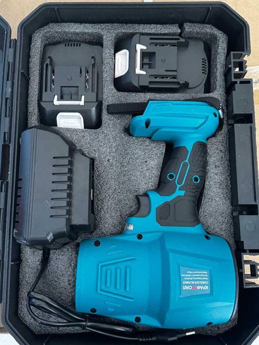 Мощен Турбо Пистолет 36V 8A KRAFTROYAL – Духалка с 2 Батерии