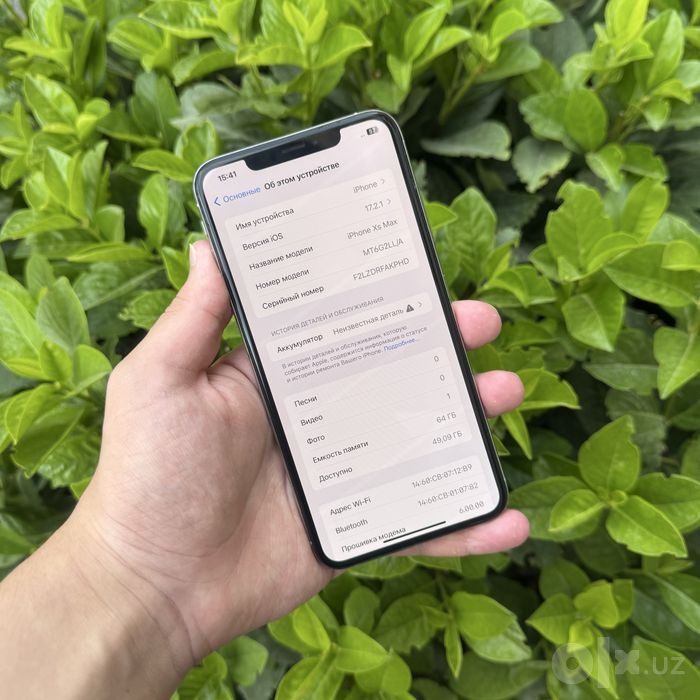 iPhone Xs max White 64gb 100%