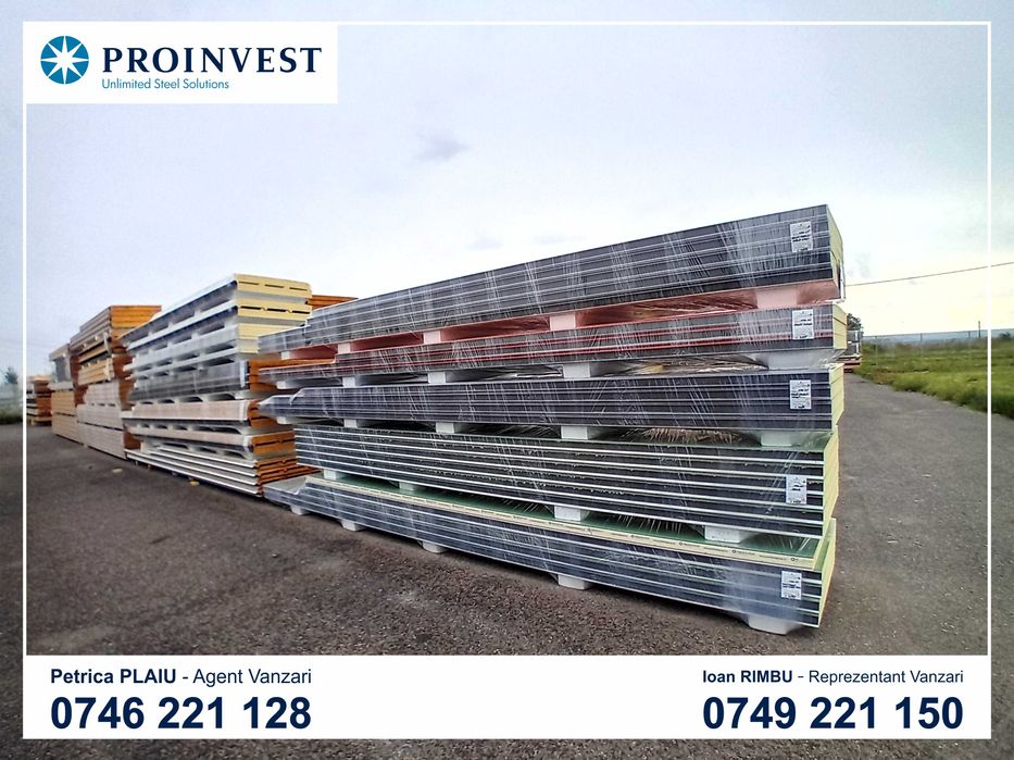 Panouri sandwich – Calitate a II-a, Pașcani! Prețuri de producător !