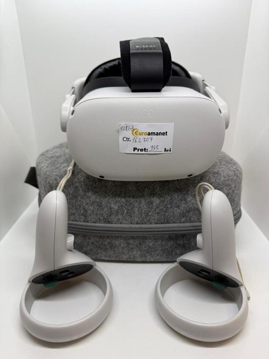 Ochelari VR META Oculus Quest 2, 128 GB, Alb -A-