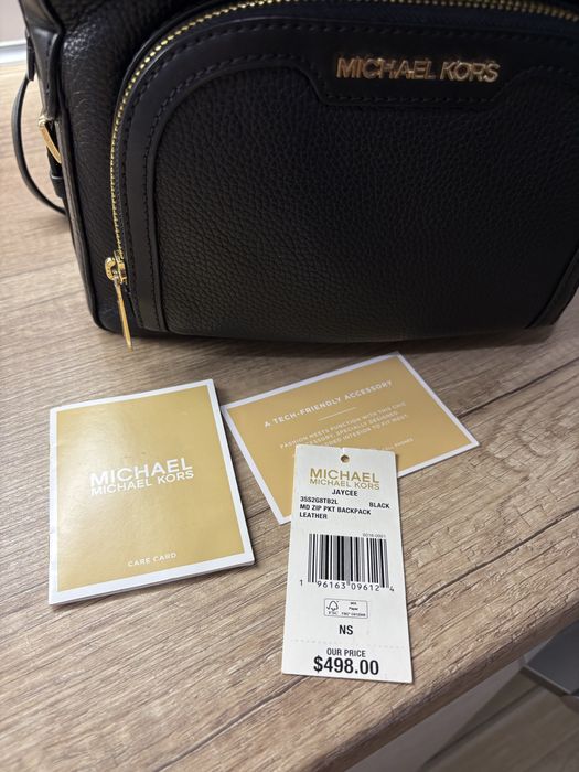 Черна Раница Michael Kors
