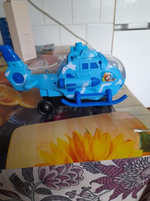 Jucărie elicopter albastru