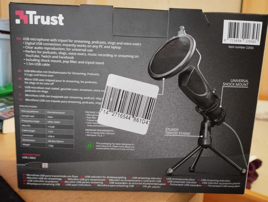 Микрофон Trust GXT 232 Mantis